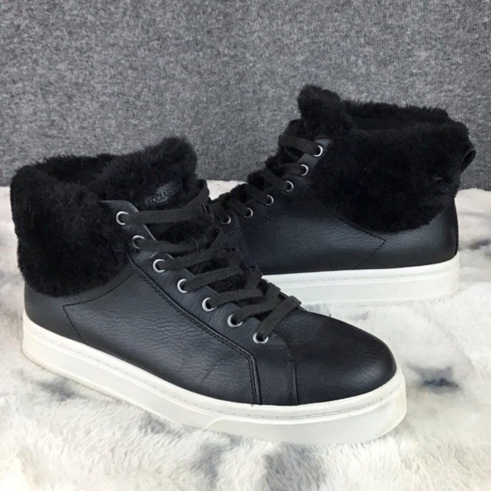 Koolaburra by UGG Black‎ Fur-Lined Sundell Chukka Sneakers Size 8